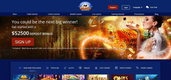 Official website of All Slots Casino
