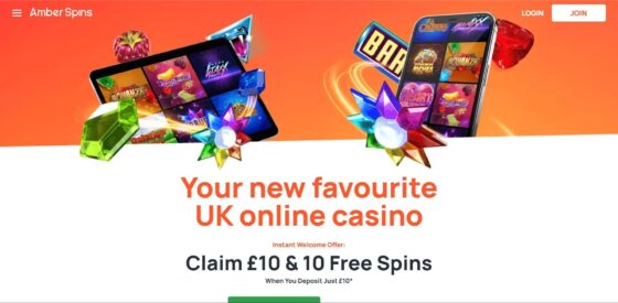 Official website of Amber Spins Casino