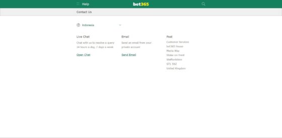 Bet365 Casino customer support