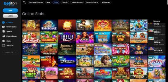 Betiton Casino slots
