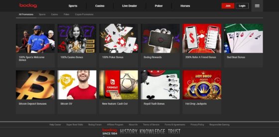 Bodog Casino Bonuses