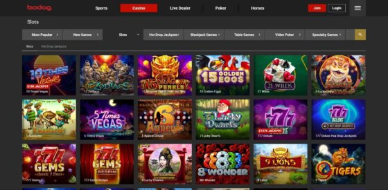 Bodog Casino slots