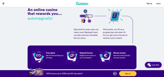 Casumo Casino Bonuses