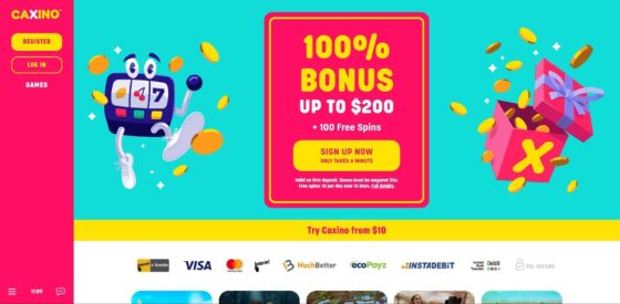 Official website of Caxino Casino