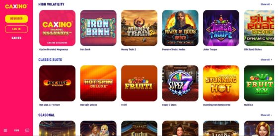 Caxino Casino slots