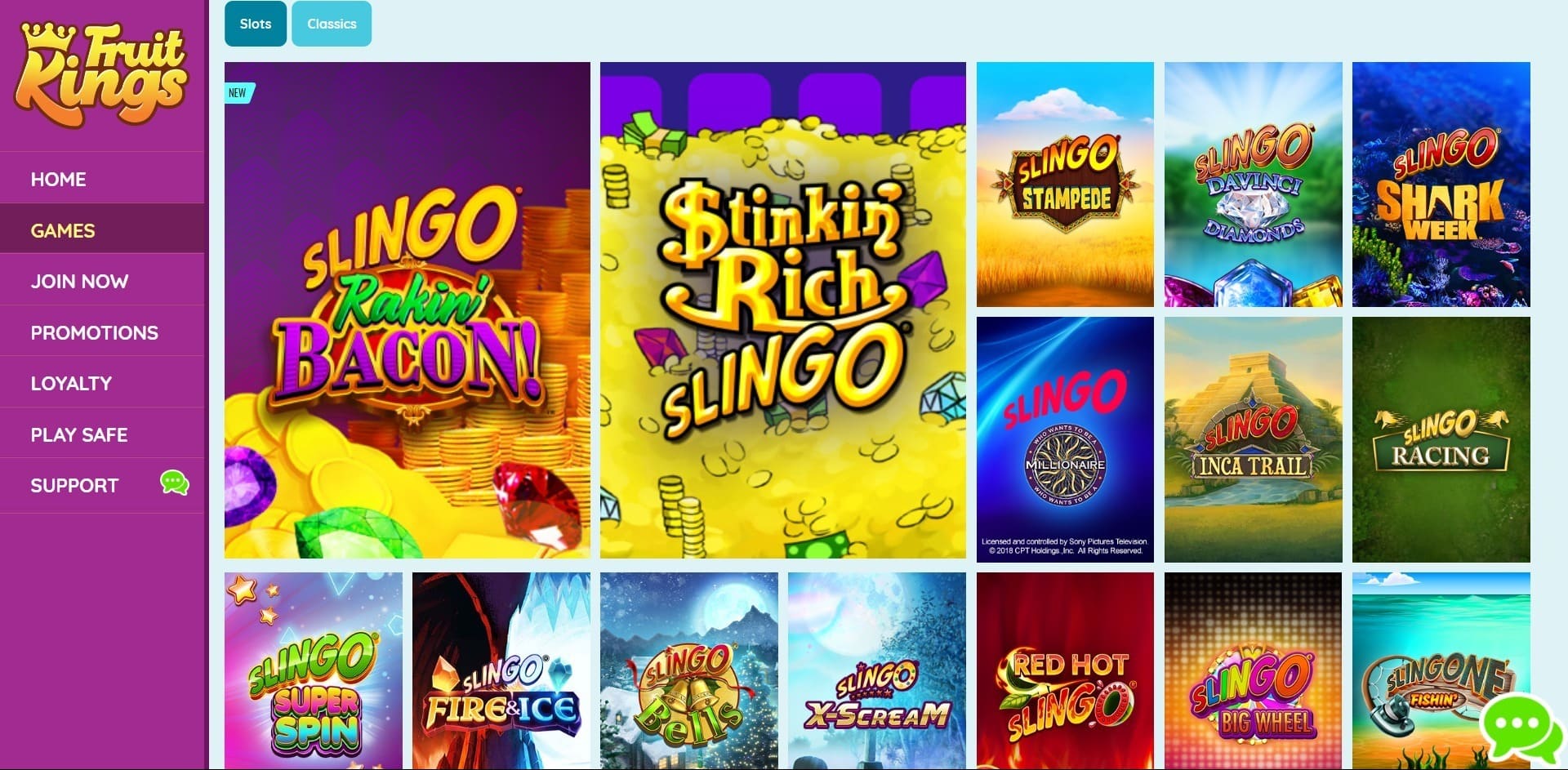 Fruit Kings Casino Canada online casino games and slots, deposit