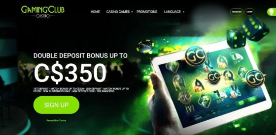 Official website of Gaming Club Casino