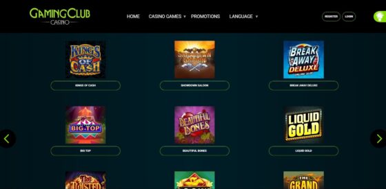 Gaming Club Casino slots