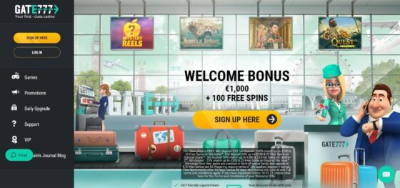 Official website of Gate777 Casino
