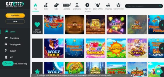 Gate777 Casino slots