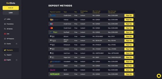 Payment systems