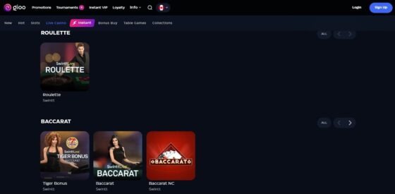 Gioo Casino live
