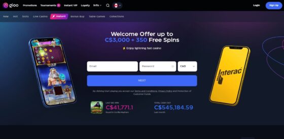 Official website of Gioo Casino