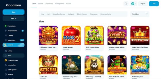 Goodman Casino slots