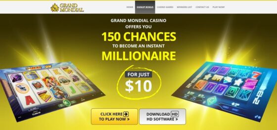 Grand Mondial Casino Bonuses