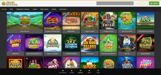 Grand Mondial Casino slots
