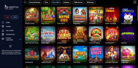Griffon Casino slots