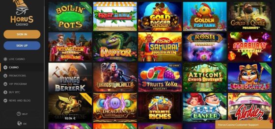 Horus Casino slots