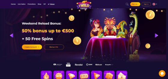 Official website of iWild Casino