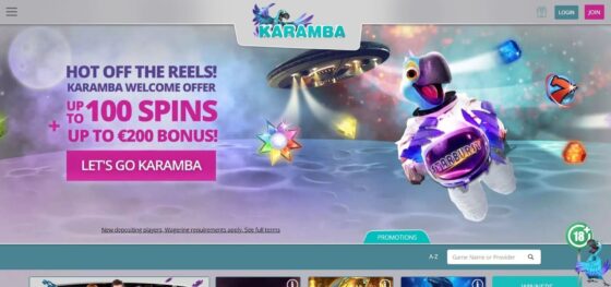 Official website of Karamba Casino