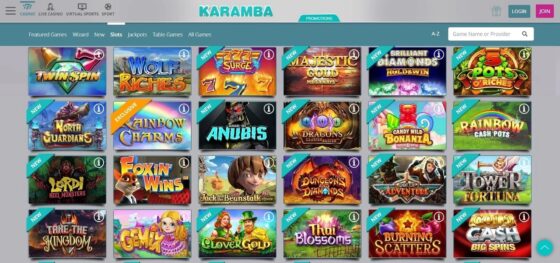 Karamba Casino slots