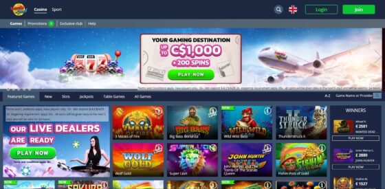 Official website of Luckland Casino
