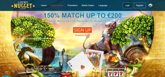 Official website of Lucky Nugget Casino