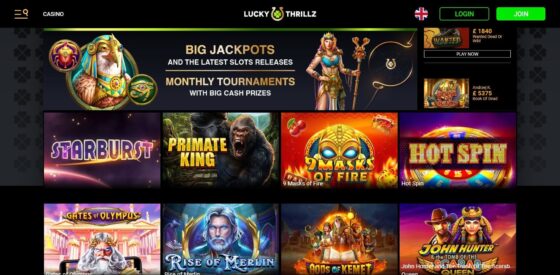 Lucky Thrillz Casino slots
