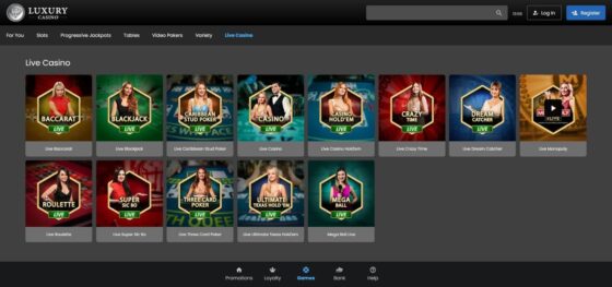 Luxury Casino live