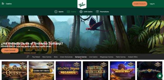 Official website of Mr Green Casino