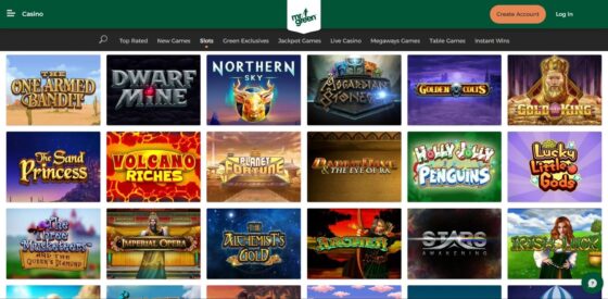 Mr Green Casino slots