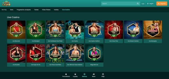 Nostalgia Casino live