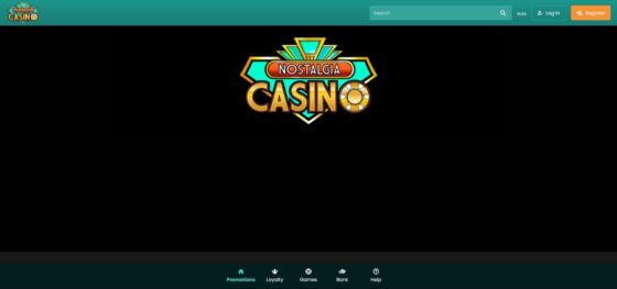 Official website of Nostalgia Casino