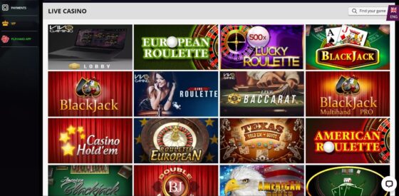 Playamo Casino live