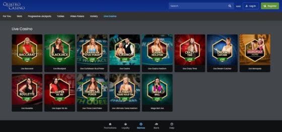 Quatro Casino live