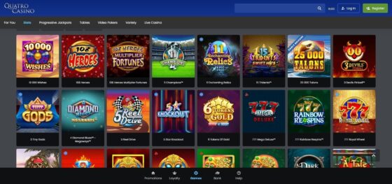 Quatro Casino slots