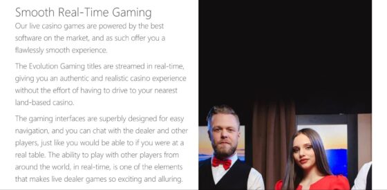 Ruby Fortune Casino live