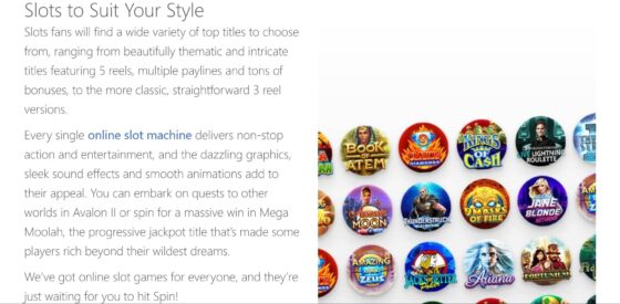 Ruby Fortune Casino slots