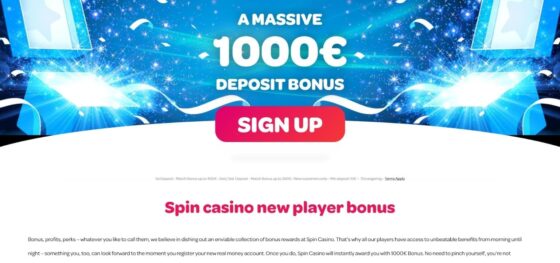 Spin Casino Bonuses