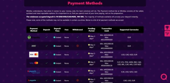 Payment systems