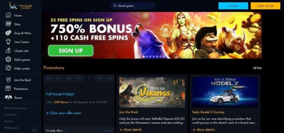Winward Casino Bonuses