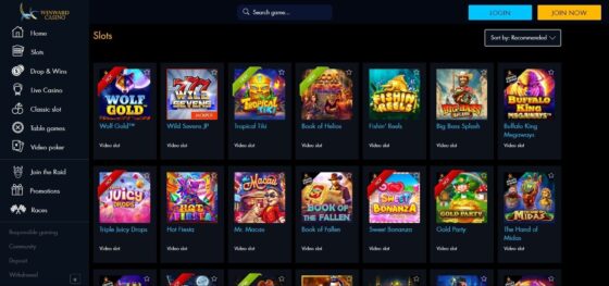 Winward Casino slots