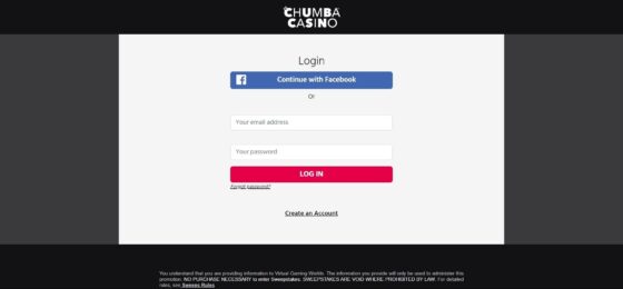Login Chumba Casino