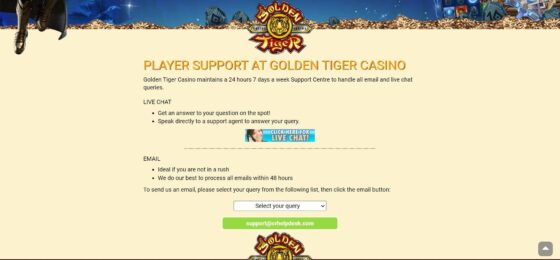 Support contacts