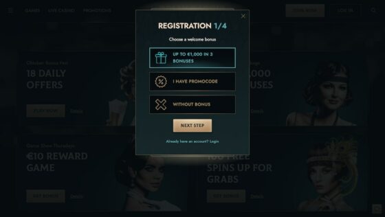 Dolly Casino registration