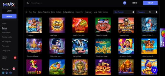 Mirax games