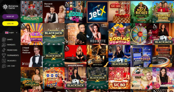 Bonanza live casino