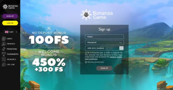 Bonanza regiatration