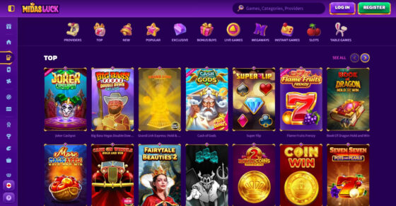 MidasLuck games