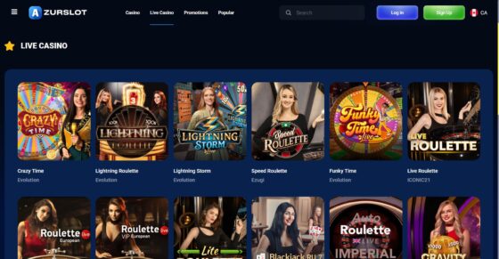 AzurSlot live casino